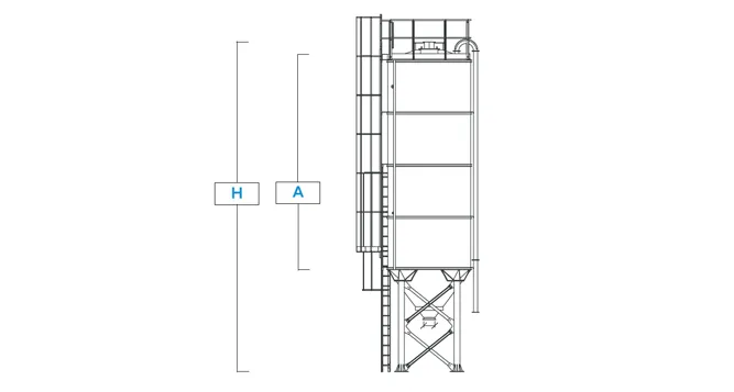 Silos Monolithiques Dessin Technique