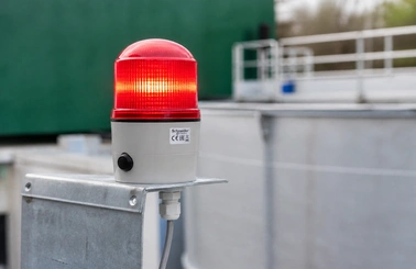 Alarme lumineuse décanteur dynamique