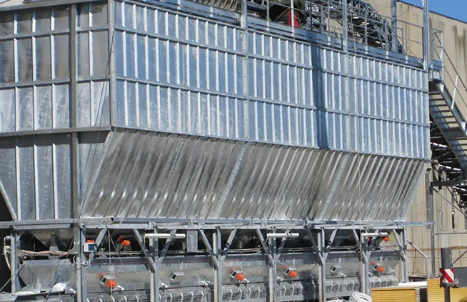 Aufgabebunker in Linie für die Industrie