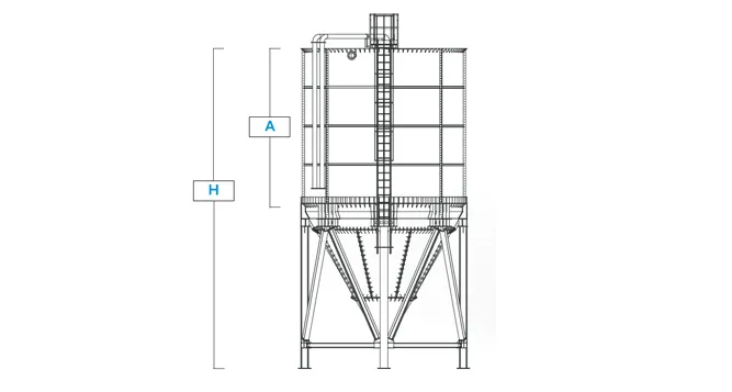 Decantador Estático Dibujo Técnico