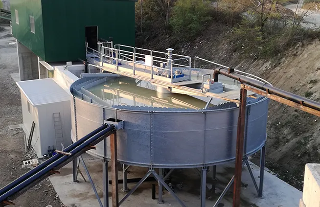 instalación de decantadores dinámicos