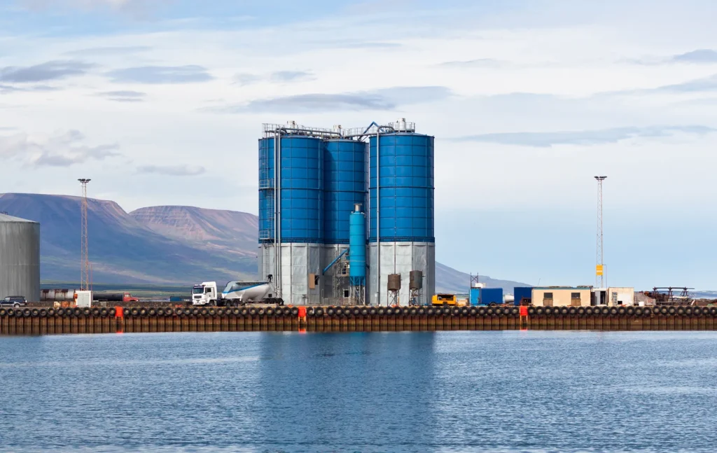 Silos per-stoccaggio-portuale