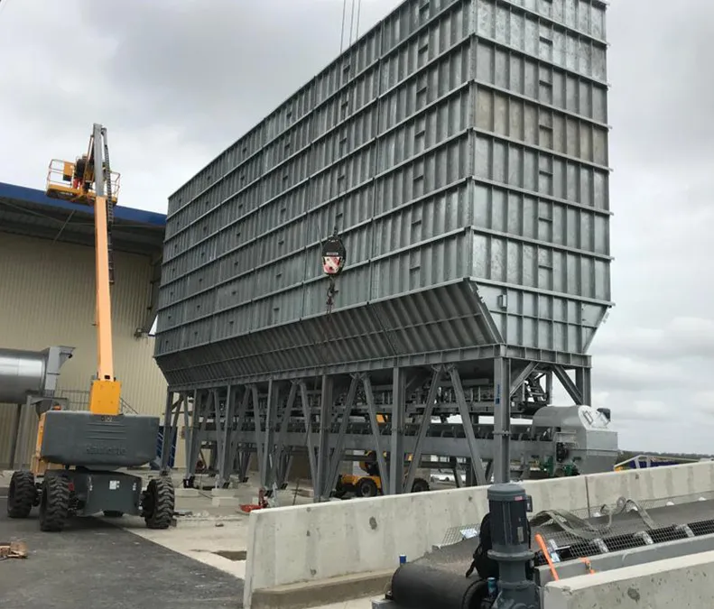 industrial aggregate hoppers