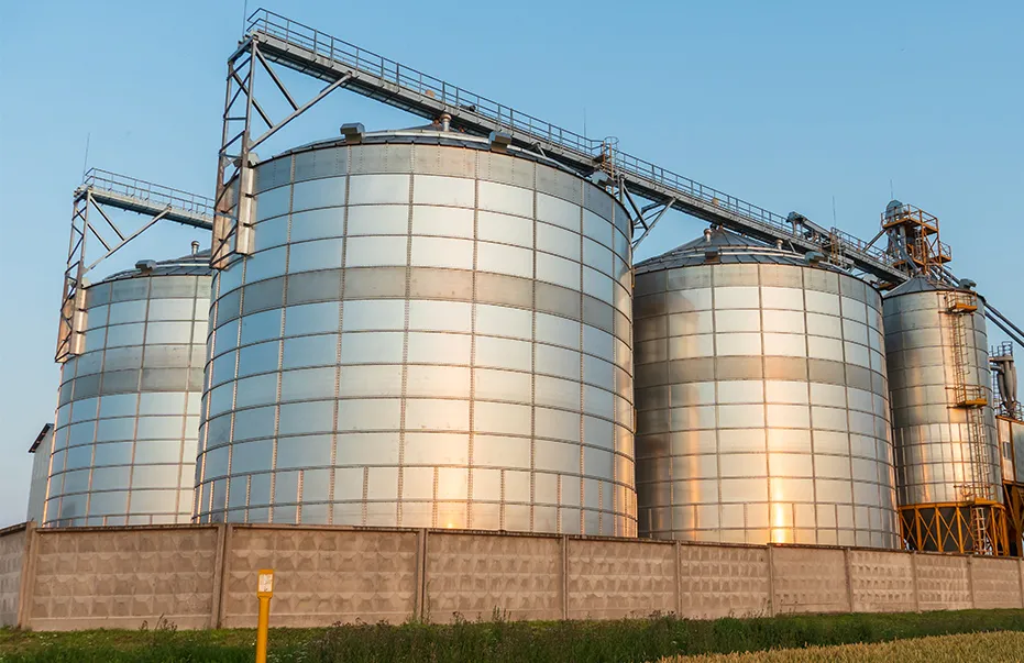 silo a panneaux pour agriculture
